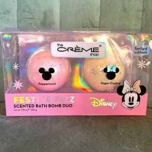 NIB The Creme Shop x Minnie Mouse bath bomb duo